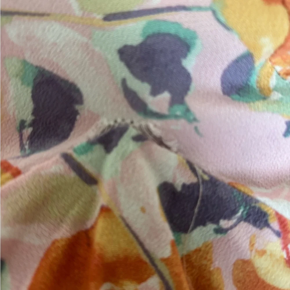 Vici Multicolor Floral Skater Skirt
